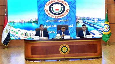 6 ملفات على طاولة المجلس التنفيذي لمحافظة الدقهلية