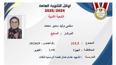 والدة السابعة على الثانوية العامة تعلم نتيجة ابنتها من صحفيي فيتو