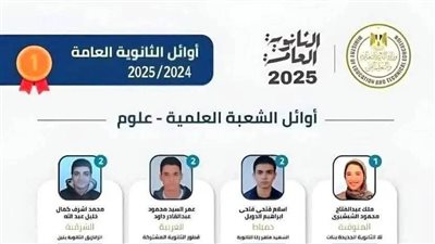 التعليم تكشف حقيقة الصور المتداولة لأوائل الثانوية العامة 2025