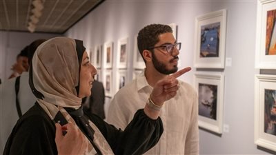يعرض 150 لوحة للفن الرقمي، غدا ختام معرض جامعة مصر للمعلوماتية 