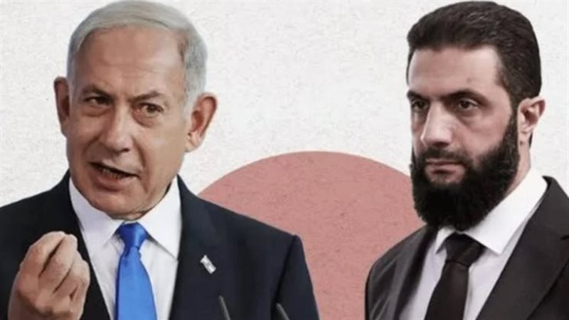 أحمد الشرع ونتنياهو،