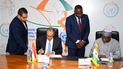 مشاورات سياسية بين وزيري خارجية مصر والنيجر في نيامي (صور)