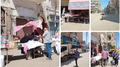 استمرار الحملات اليومية لرفع الإشغالات بشوارع الشرقية