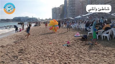 إقبال ضعيف على شواطئ الإسكندرية 