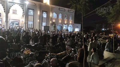 جنازة مهيبة لشاب بالشرقية ضحية 