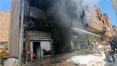 مصرع عامل في حريق مصنع الفوم بالقليوبية