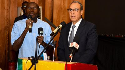 وزير الخارجية يفتتح منتدى الأعمال المصري - المالي (صور)