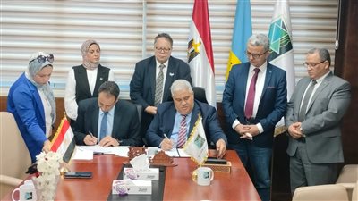 بروتوكول تعاون بين مديرية عمل الإسكندرية وجامعة برج العرب التكنولوجية
