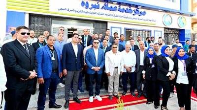 وزير الإسكان ومحافظ الدقهلية يفتتحان مركز خدمة عملاء شركة مياه الشرب والصرف الصحي بنبروه