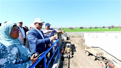وزير الإسكان ومحافظ الدقهلية يتفقدان محطة مياه شرب نبروه بطاقة 34 ألف م٣/يوم (صور)