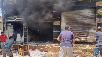  حجز مالك مصنع أحذية نشب به حريق في المرج