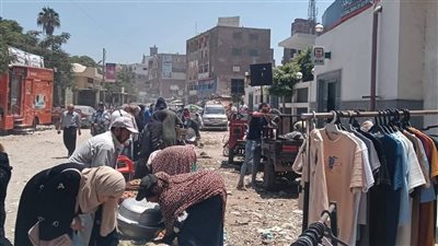 حملات مكبرة لإزالة الإشغالات بشوارع ميت غمر في الدقهلية (صور)