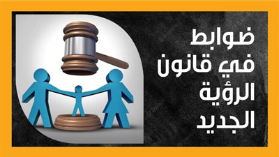 ضوابط في قانون الرؤية الجديد (إنفوجراف)
