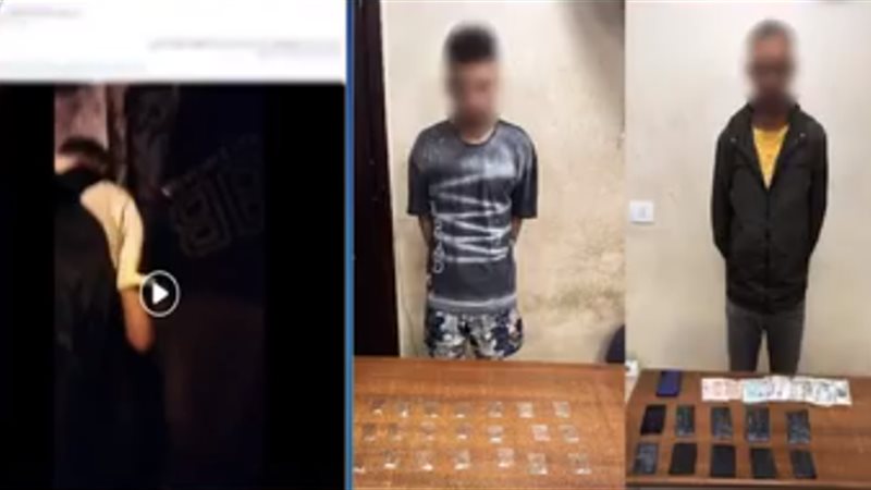 ضبط أبطال فيديو ببيع