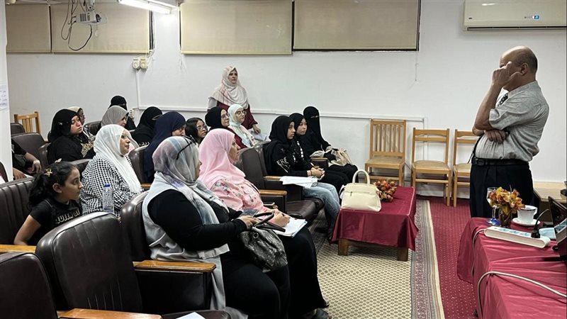 جانب من فعاليات التدريب،