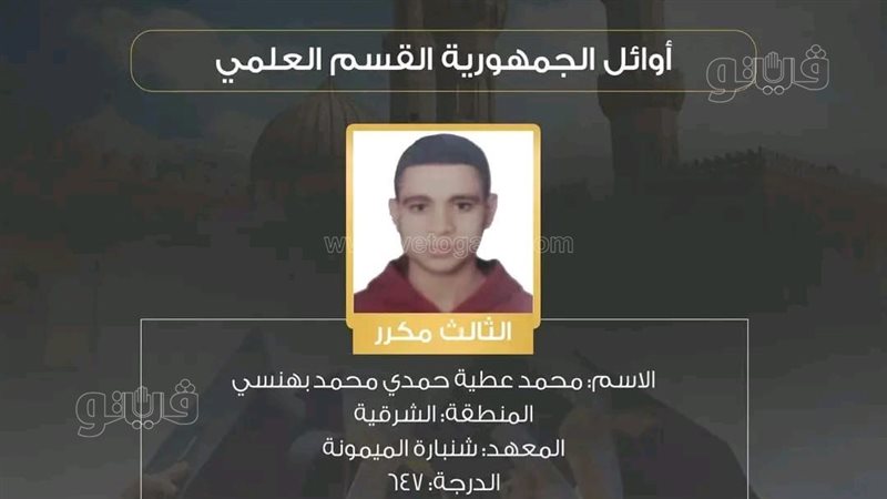 الثالث مكرر علمي،