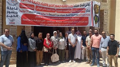 الكشف على 394 مواطنًا خلال قافلة طبية بشمال سيناء