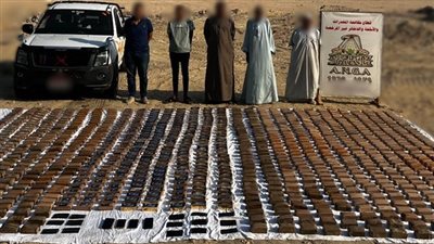 الداخلية تضبط تشكيلا عصابيا بحوزته طن حشيش بقيمة 100 مليون جنيه