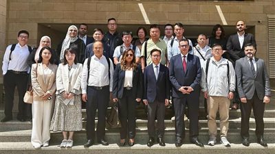  التمثيل التجارى ينظم زيارة لوفد المجلس الوطني الصيني للمنسوجات إلى مصر 