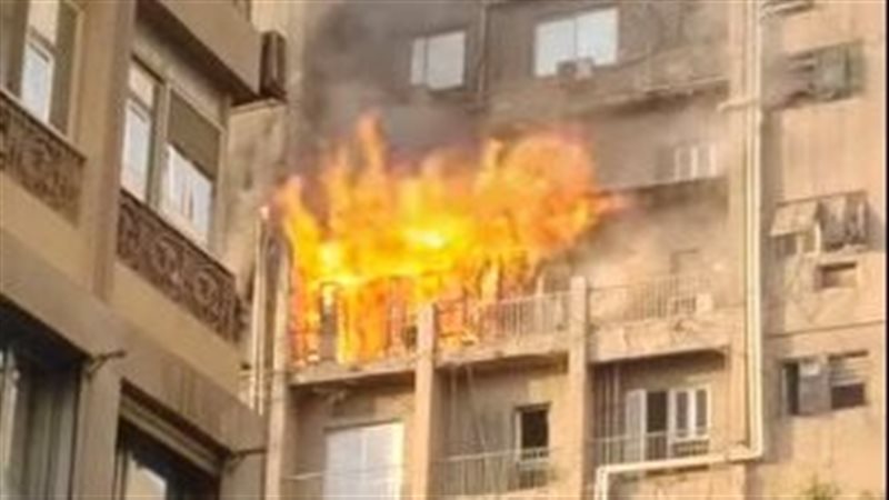 حريق يلتهم شقة سكنية