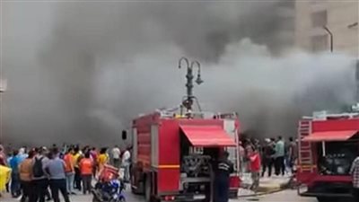 حريق هائل بأحد المطاعم الشهيرة في الإسكندرية 