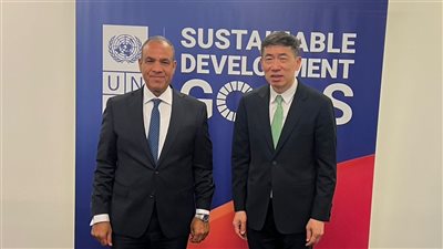 وزير الخارجية يلتقي القائم بأعمال مدير برنامج الأمم المتحدة الإنمائي