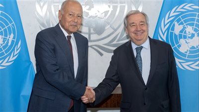 تفاصيل لقاء أبو الغيط مع السكرتير العام للأمم المتحدة