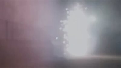 حرائق الكهرباء عرض مستمر، اشتعال النيران بعمود إنارة بالبدرشين (صور)