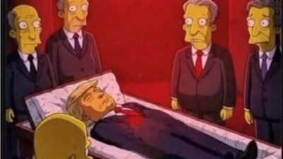 وفاة ترامب ورحلة أيلون ماسك للمريخ، آخر تنبؤات عائلة سمبسون للرئيس الأمريكي وغريمه