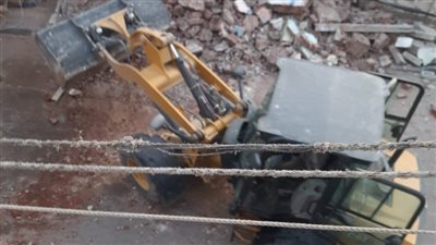 انهيار جزئي لـ عقار بمنطقة الرأس السوداء فى الإسكندرية دون إصابات 