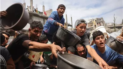 استشهاد 7 فلسطينيين بسبب المجاعة في قطاع غزة