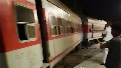 قرار عاجل من السكك الحديدية بشأن حادث قطار السنطة 