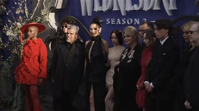 العرض العالمي للموسم الثاني من مسلسل Wednesday (صور)