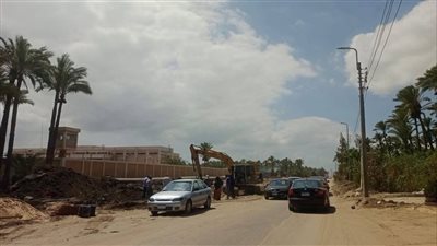 محافظة دمياط تكشف حقيقة غلق طريق رأس البر الغربي (صور)