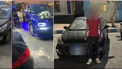 مجاملة في حفل زفاف تنتهي بقسم الشرطة، ضبط قائدي سيارتين سارا عكس الاتجاه 