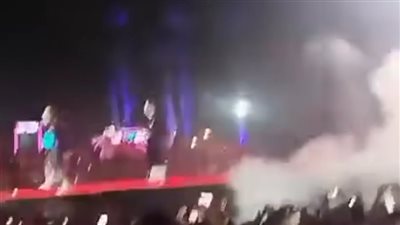 لحظة الانفجار في حفل محمد رمضان بالساحل الشمالي (فيديو)