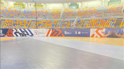 ستاد القاهرة يتزين لاستقبال بطولة العالم لكرة اليد تحت 19 عاما