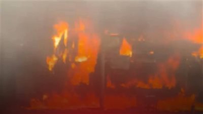 مصرع ربة منزل ونفوق 5 رؤوس ماشية في اندلاع حريق بـ قنا