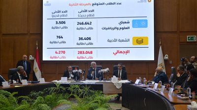 تنسيق المرحلة الثانية 2025، الأماكن الشاغرة للشعبة العلمية 