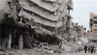 جيش الاحتلال الإسرائيلي ينسف مباني سكنية شمالي خان يونس 
