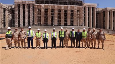 وزير العدل يتفقد مشروع مدينة العدالة بالعاصمة الإدارية الجديدة