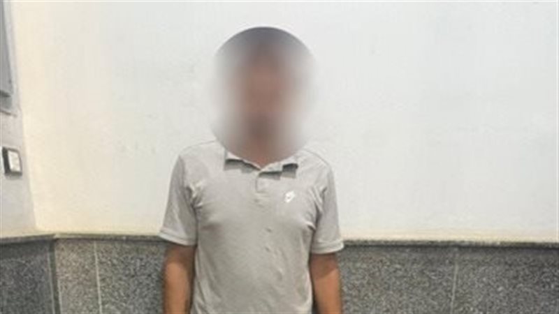 ضبط شخص تعدى على