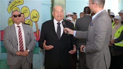 عبدالوهاب عبدالرازق يدلي بصوته في انتخابات مجلس الشيوخ 