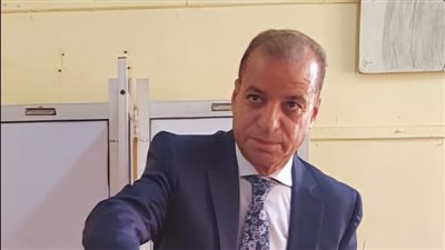أمين الشيوخ يدلي بصوته في انتخابات المجلس 2025 