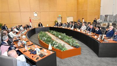 وزير الإسكان يلتقي وفدا من الجالية المصرية في الولايات المتحدة 