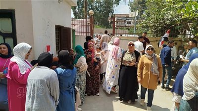 إقبال ملحوظ من السيدات على اللجان في انتخابات مجلس الشيوخ بالغربية (فيديو)