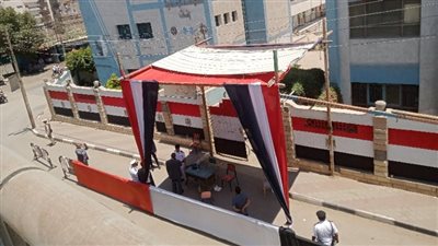حضور محدود للناخبين بلجان النهضة والبكباشي والثانوية بنات بالفيوم (صور)