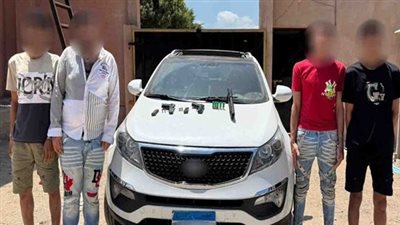 الداخلية تكشف ملابسات فيديو بلطجة بالغربية.. وضبط 4 متهمين بحوزتهم أسلحة نارية (صور)