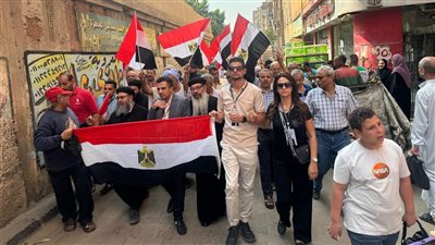  مسيرة لأبناء العمرانية والطالبية لحث المواطنين على المشاركة في انتخابات الشيوخ 