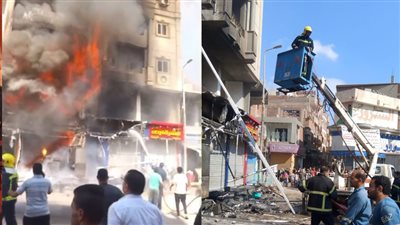 لحظات فاصلة بين الحياة والموت، شهامة شباب تنقذ 4 فتيات من حريق مرعب في الباجور (صور)
